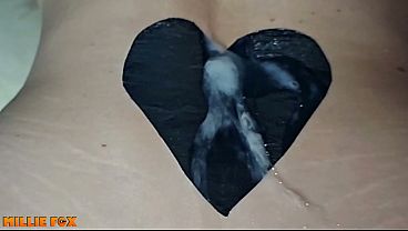 Huge Cumshot! Back Covered in Thick Cum( He kept cumming) – Millie Fox